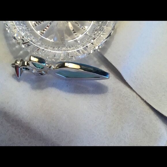 NWOT Sterling Silver Blue Calcedony Pendant - Picture 11 of 12